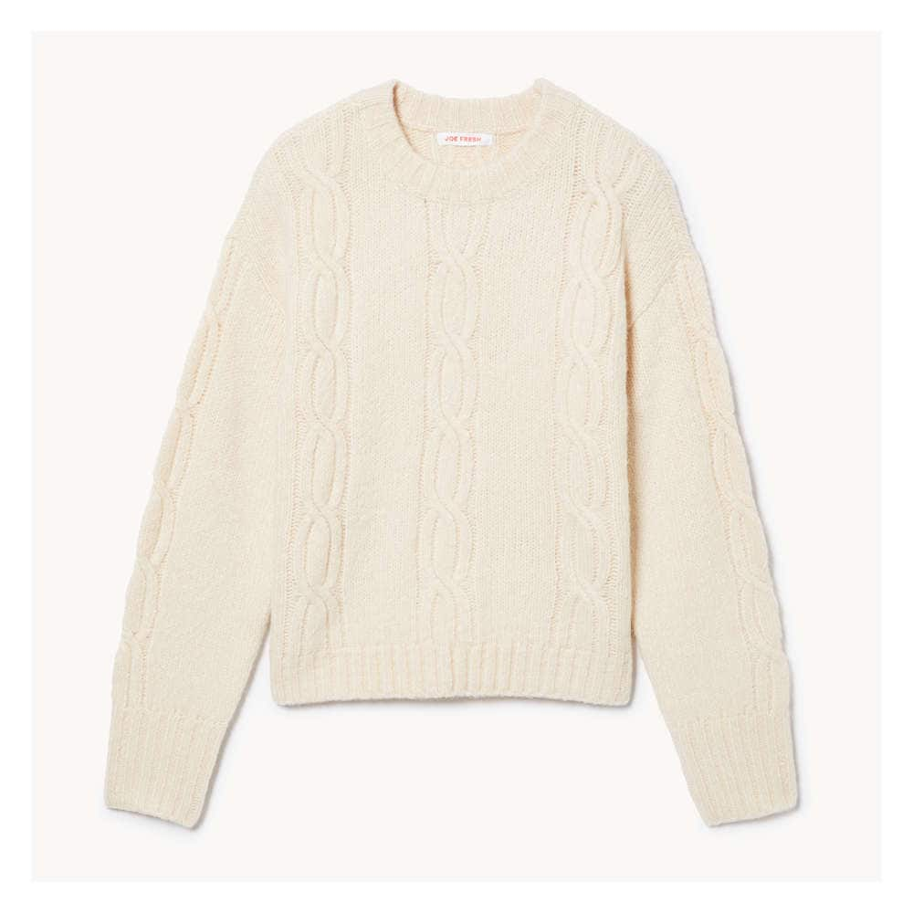 Joe Fresh Cable Knit Pullover 1 ea Your Independent Grocer